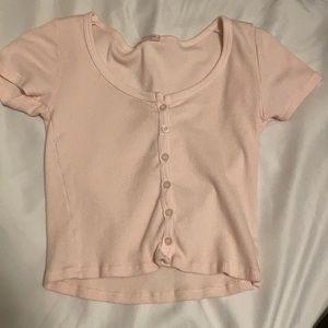 Baby pink shirt from PacSun